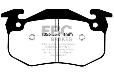 DP983 - Sada brzdových destiček Série ULTIMAX2 EBC Brakes