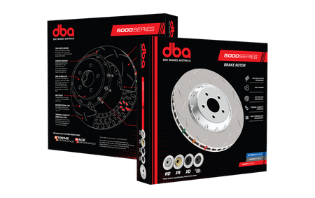 Přední brzdový kotouč DBA 5000 series - T3 - DBA5600BLKS NISSAN 350Z Skyline V35 V35