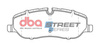 Přední brzdové destičky DBA Brake Pads Street Series Semi-metallic - DB1780SS LAND ROVER Discovery 3 Range L322 Sport L320