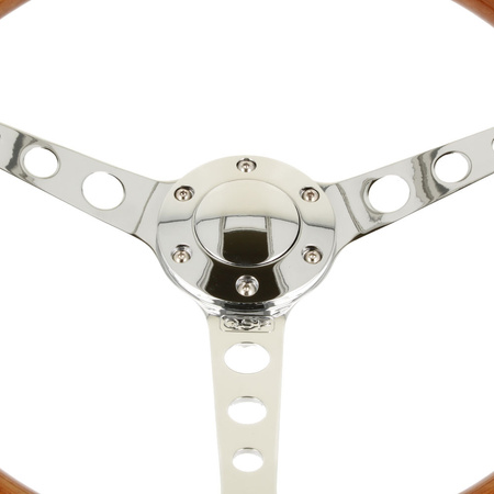 Dřevěný Volant QSP QS-W380S3 – plochý, 380 mm, 3ramenný