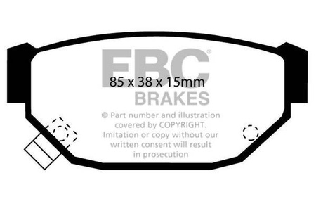 DP674 - Sada brzdových destiček Série ULTIMAX2 EBC Brakes