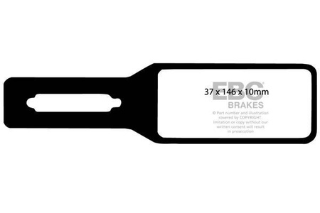 DP178 - Sada brzdových destiček Série ULTIMAX2 EBC Brakes