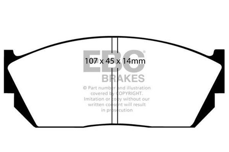 DP432 - Sada brzdových destiček Série ULTIMAX2 EBC Brakes