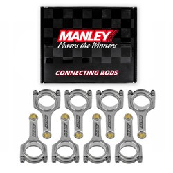 Sada spojovacích tyčí Manley pro Chevrolet BBC H-Beam Conrod Set 6.700 Length 14072R-8