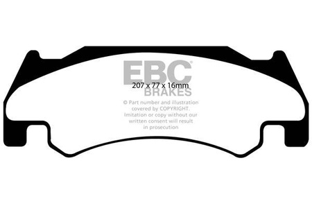 DP41739R - Sada brzdových destiček Série YELLOWSTUFF EBC Brakes