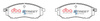 Přední brzdové destičky DBA Brake Pads Street Series Ceramic - DB1696SS INFINITI EX30D EX37 FX35 FX45 G37 M30D M35h M37 Q70 Hybrid QX50 QX70 NISSAN Aust NZ Murano Z50 Z51 Navara D40 Pathfinder Qashqai +2 Skyline V35 V35 V36 V36 Stagea C34 RENAULT Koleos