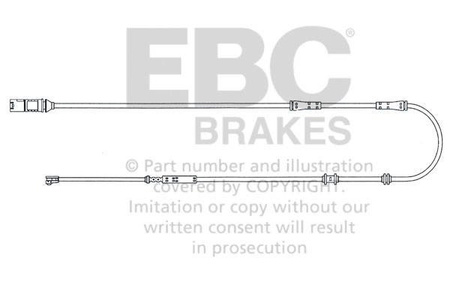EFA129 - Snímač opotřebení brzdových destiček EBC Brakes