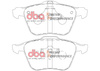 Přední brzdové destičky DBA Brake Pads Xtreme Performance - DB1658XP VOLVO S60 Mk1 T5 S80 T6 V70 Mk2 XC90 1st Gen