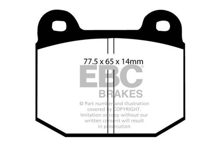DP5197/2NDX - Sada brzdových destiček Série BLUESTUFF NDX EBC Brakes