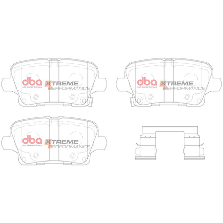 Zadní brzdové destičky DBA Brzdové destičky Xtreme Performance - DB15019XP