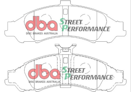 Přední brzdové destičky DBA Brake Pads Street Performance Hawk HB460x.580 - DB1331SP CHEVROLET M.East S.Africa HOLDEN Aust NZ OPEL Monaro VAUXHALL