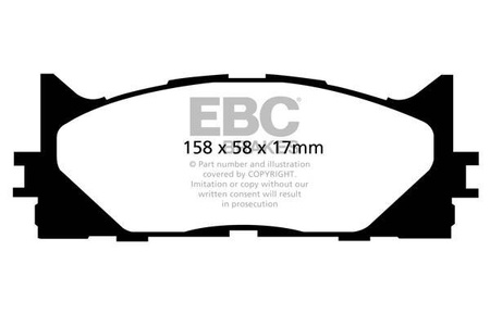 DP41790R - Sada brzdových destiček Série YELLOWSTUFF EBC Brakes