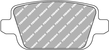 Zadní brzdová destička Ferodo Racing DS2500 FCP1917H FORD Focus II DA Galaxy III Kuga I Mondeo IV BA7 Saloon SW IV S-MAX WA6 VOLVO S80 II V70 XC70