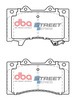 Přední brzdové destičky DBA Brake Pads Street Series Semi-metallic - DB2242SS NISSAN Patrol Y62