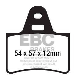 DP573 - Sada brzdových destiček Série ULTIMAX2 EBC Brakes