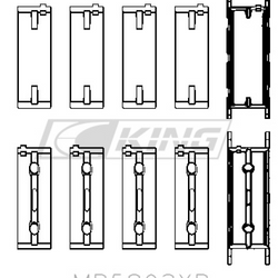 Obal hlavního ložiska King BMW S65B40A - MB5803XP