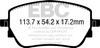 DPX2391 - Sada brzdových destiček Série ULTIMAX2 EBC Brakes
