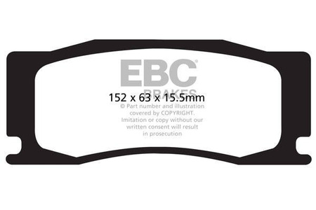 DP52111NDX - Sada brzdových destiček Série BLUESTUFF NDX EBC Brakes