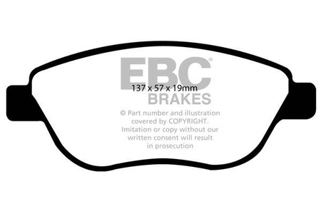 DP1966 - Sada brzdových destiček Série ULTIMAX2 EBC Brakes