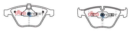 Přední brzdové destičky DBA Brake Pads Street Series Ceramic - DB1498SS BMW 1 Series E82 1M Coupe M 135 M3 E90 E92 E93