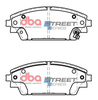 Přední brzdové destičky DBA Brake Pads Street Series Ceramic - DB2330SS MAZDA 3 BM BN CX-3 CX-30 AWD