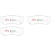 Zadní brzdové destičky DBA Brake Pads Street Performance - DB2035SP HYUNDAI Santa Fe