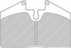 Přední brzdová destička Ferodo Racing DS2500 FCP451H FERRARI 348 456 GT/GTA 512 F355 F512M MASERATI 3200 GT Spyder Coupe' PORSCHE 911 911 964 993 928 944 968 993