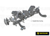 Zadní kyvná tyč - W23620Audi A3 MK2 S3 Q3 8U TT Seat Altea MK1 XL Leon Toledo MK3 Skoda Octavia Superb B6 Yeti Volkswagen CC EOS Golf MK5 MK6 Plus Jetta A5 A6 Passat Alltrack Scirocco Tiguan Touran