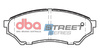 Přední brzdové destičky DBA Brake Pads Street Series Ceramic - DB2058SS MITSUBISHI Shogun Pinin