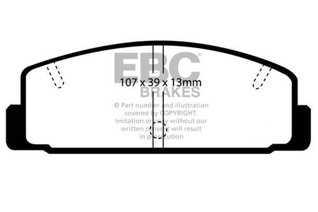 DP5729NDX - Sada brzdových destiček Série BLUESTUFF NDX EBC Brakes