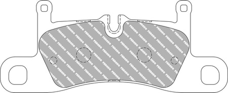 Zadní brzdová destička Ferodo Racing DS3.12 FCP4424G PORSCHE 718 BOXSTER 982 CAYMAN 911 991 Convertible Targa Spyder 981 Cayenne CAYENNE 92A 9YA 9YB 7P5 7P5 7P6 VAN 7P5 