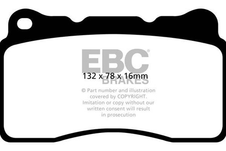 DP92093 - Sada brzdových destiček Série ORANGESTUFF EBC Brakes