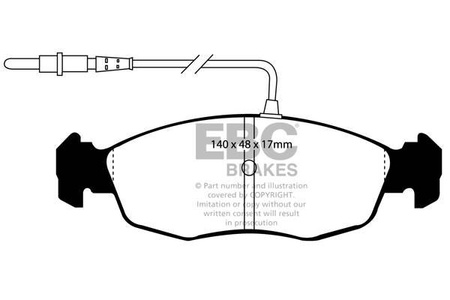 DP948 - Sada brzdových destiček Série ULTIMAX2 EBC Brakes