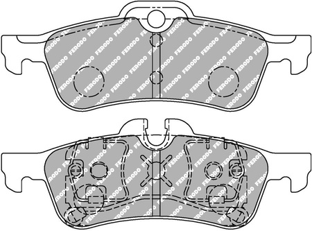 Zadní brzdová destička Ferodo Racing DS3.12 FCP1676G MINI R50 R50,R53 R52 R53 R56 