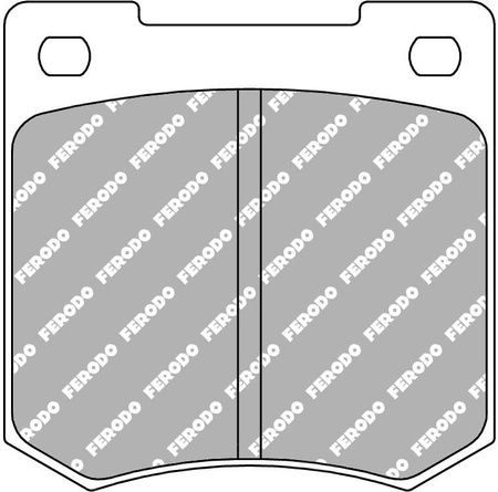 Zadní brzdová destička Ferodo Racing DS3000 FCP810R AUDI RS3 CITROEN Saxo FORD Capri Cortina HYUNDAI Pony JENSEN Healey ROVER 1500 Allegro Ital Ital van Marina Marina Maxi Toledo TALBOT Avenger Sunbeam VAUXHALL Viva VOLVO 343 360