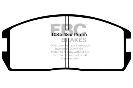 DP537 - Sada brzdových destiček Série ULTIMAX2 EBC Brakes