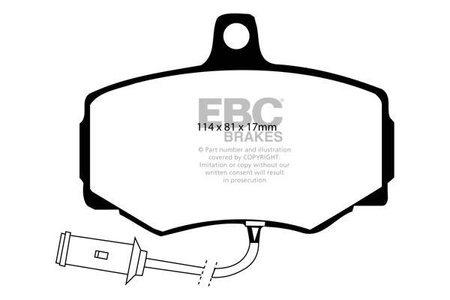 DP756 - Sada brzdových destiček Série ULTIMAX2 EBC Brakes