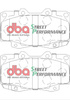 Přední brzdové destičky DBA Brake Pads Street Performance Hawk HB316x.670 - DB1739SP TOYOTA Aust NZ Malaysia and Philippines Fortuner Hi-Lux Double Cab KUN25 Extra Single AHT KUN26 MRO
