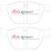Přední brzdové destičky DBA Brake Pads Street Performance Hawk HB708x.738 - DB2006SP BMW X4 F26 X5 E70 F15 X6 E71 F16