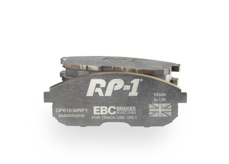 DP81636RP1 - Sada závodních brzdových destiček Série RP-1 Racing EBC Brakes
