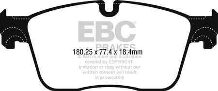 DP32253C - Sada brzdových destiček Série REDSTUFF EBC Brakes