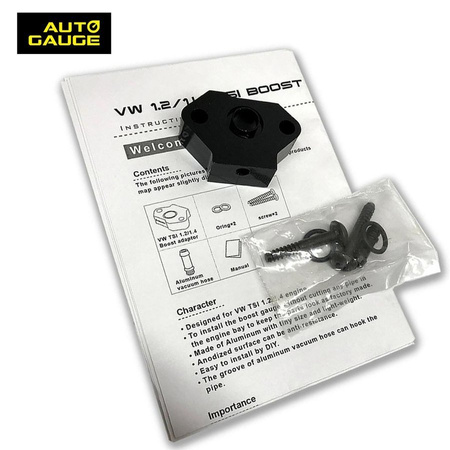 Adaptér pro boost / boost senzor VW 1.2 / 1.4 TSI Auto Gauge
