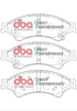 Přední brzdové destičky DBA Brake Pads Street Performance - DB2074SP FORD Everest 2nd Gen Ranger MAZDA BT-50