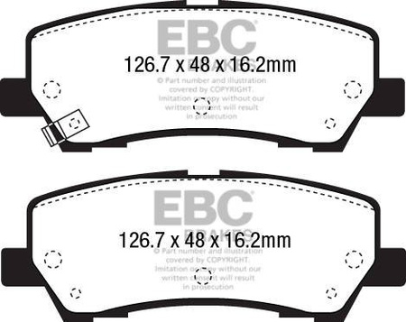 DP53043NDX - Sada brzdových destiček Série BLUESTUFF NDX EBC Brakes