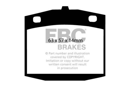 DP286 - Sada brzdových destiček Série ULTIMAX2 EBC Brakes
