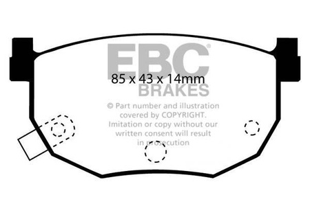 DP528 - Sada brzdových destiček Série ULTIMAX2 EBC Brakes