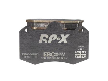DP8036RPX - Sada závodních brzdových destiček Série RP-X Racing EBC Brakes