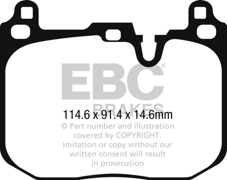 DP92271 - Sada brzdových destiček Série ORANGESTUFF EBC Brakes