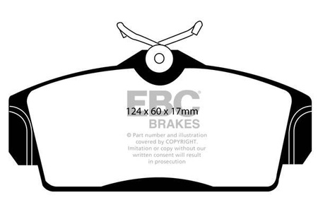 DP41238R - Sada brzdových destiček Série YELLOWSTUFF EBC Brakes