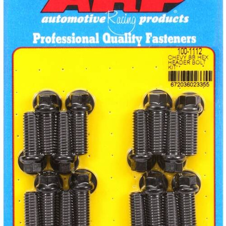 Sady čepů pro záhlaví ARP 100-1112 ARP Header Bolt Kit Chevy BB Hex Chevrolet Big Block